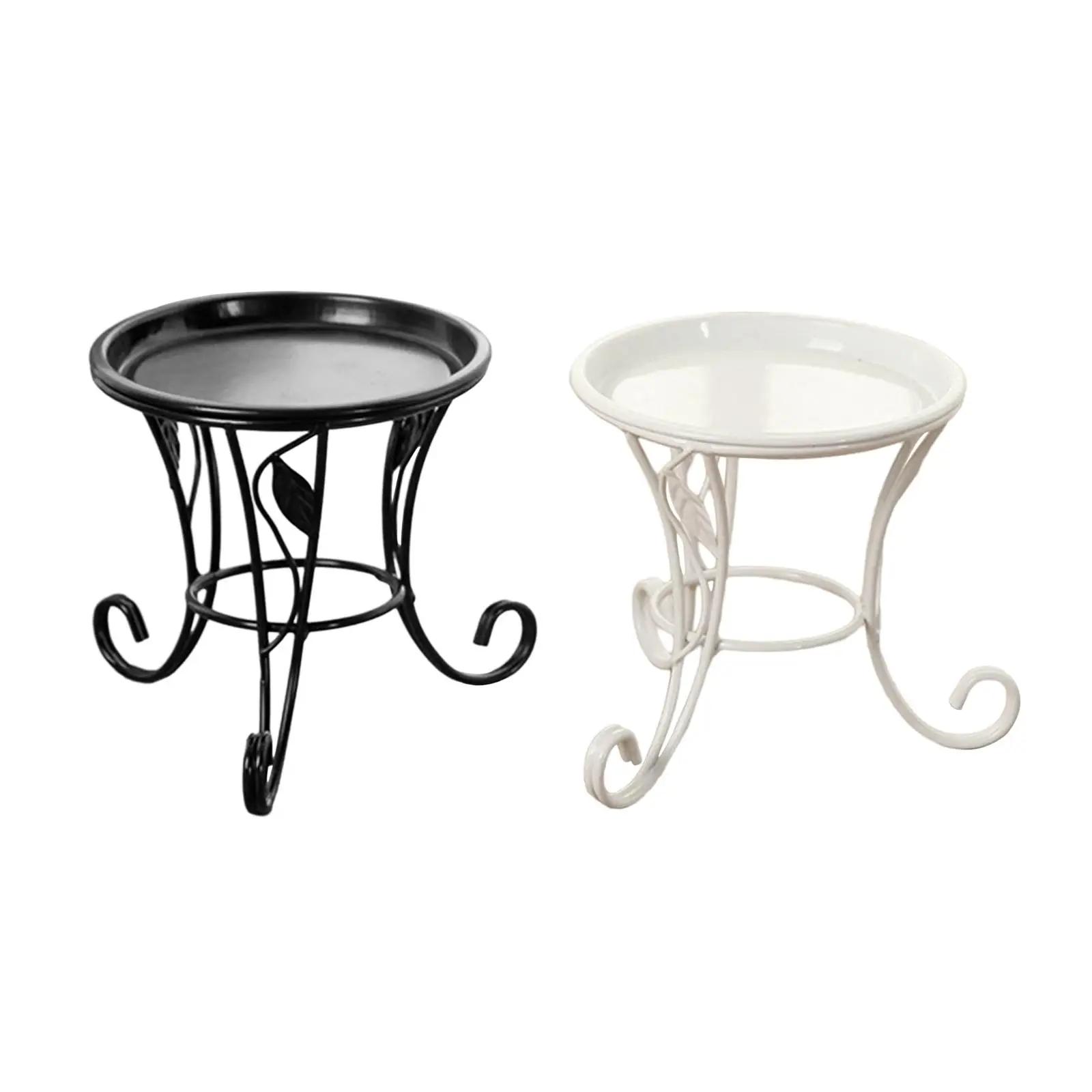 Plant Stand Decoration Stable Round Metal Plant Stand Shelf Flower Pot Holder Rack for Office Indoor Living Room Bal